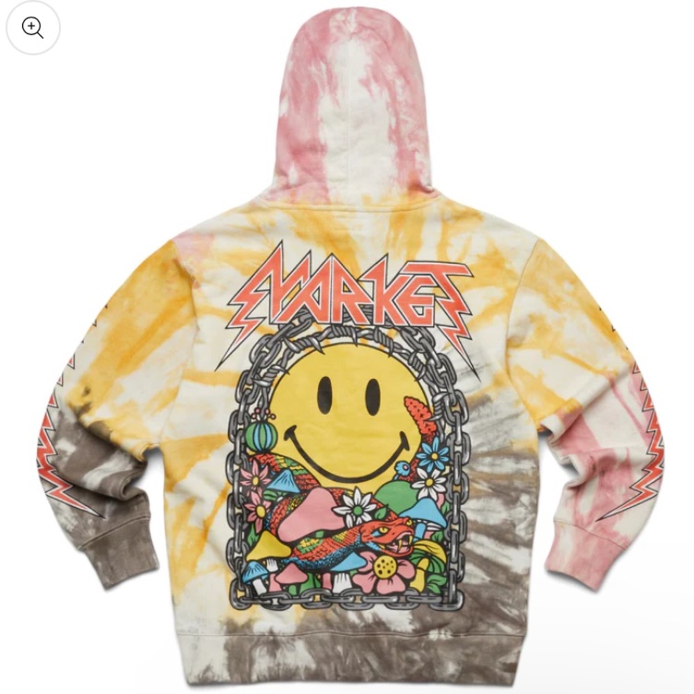 Market x Smiley Hoodie Size Small